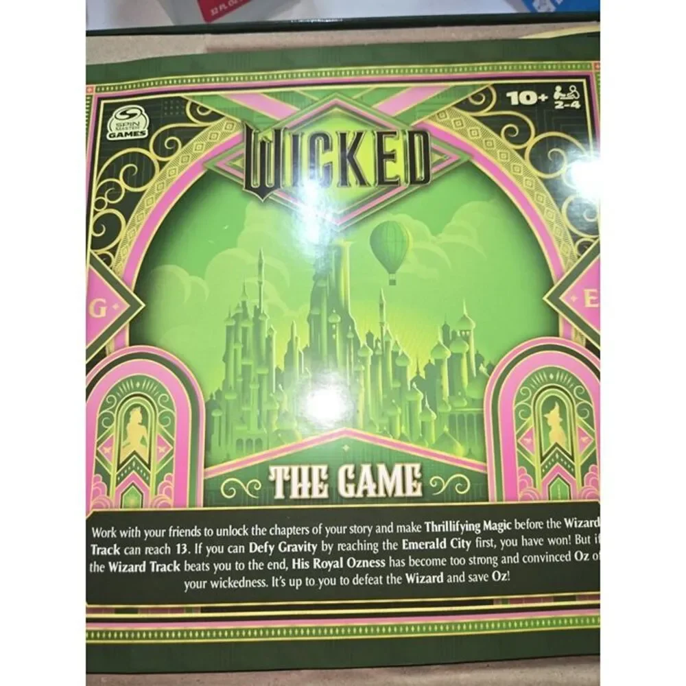 Wicked The Game Board Game, Ages 10+, 2-4 Players, Spin Master Games